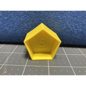 Vintage Tupperware Shape O Ball Sorter Replacement Piece Pentagon #5